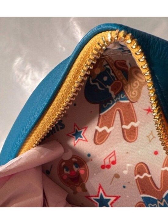 Loungefly Disney Jollywood Nights Ollie Gingerbread Bag Convertable Figural NWT main image 3